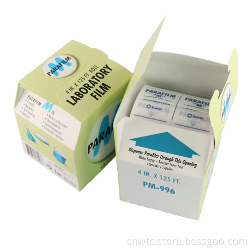 PM996 Parafilm M Laboratory Film - 4 inch x 125 feet Self-Sealing Packaging Film